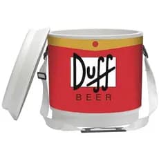Cooler térmico 24 latas de 350ml estampa cerveja duff caixa térmica