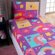 Jogo de Cama Solteiro (Lençol Com Elástico + Fronha) Estampado