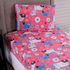 Jogo de Cama Solteiro 02 Peças Microfibra Estampada Infantil