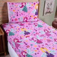 Jogo de Lençol Solteiro 02 Peças Microfibra Estampada Infantil Várias Estampas