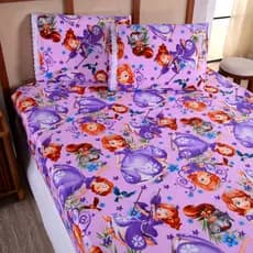 Jogo de Lençol Queen 03 Peças Microfibra Estampada