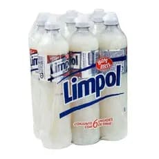 detergente limpol coco com glicerina pack 6 unidades de 500ml