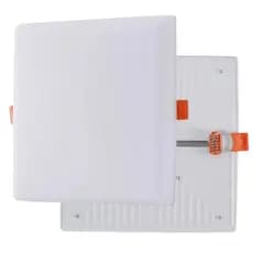 Plafon Led Borda Infinita 38W Embutir Quadrado 22cmx22cm Bivolt Neutro 4000k