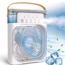 Grande Ar Condicionado Ventilador Refrigerador Umidificador Portátil Com Led Reservatório De Água USB