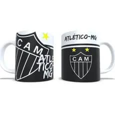 Caneca Atlético Mineiro 325 ml Porcelana