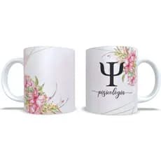 Caneca Psicologia 325 ml Porcelana