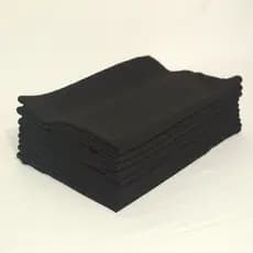 Pano De Prato Preto Atacado Pé De Galinha Limpeza Cozinha - Kit 05 unidades