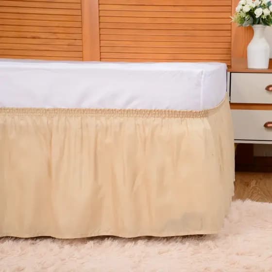 Saia Para Cama Box Com Elástico Tamanho Solteiro Casal Queen King UNIVERSAL Altura 35 CM