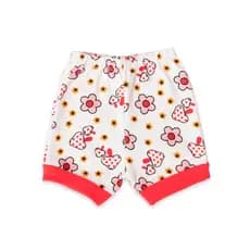 SHORT TAPA FRALDA BEBÊ SUEDINE ESTAMPADO 100% ALGODÃO