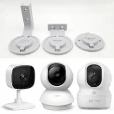 Suporte Câmera Tapo C200/210 TP-Link Ezviz Parede Quina Fixo Base Segurança Universal