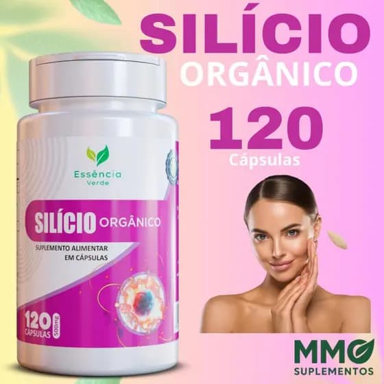 Silício Orgânico Suplemento - Efeito Lifting - Beleza Cabelos, Pele e Unhas