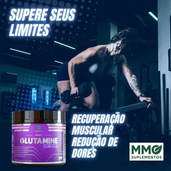 Glutamina 100% Pura - Pó - 150g - Natural - 5000mg - Ultrapura - Cristalina