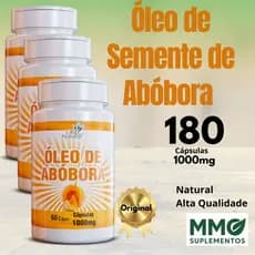 Óleo de Semente de Abóbora 1000mg Cápsulas