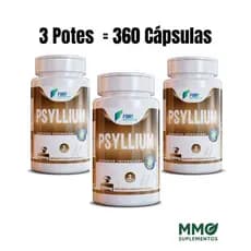 Suplemento Natural Psyllium - Puro - 500mg - Psilium - pissilium