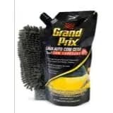Lava Auto com Cera Grand Prix 2 em 1 – Carnaúba Shampoo + Luva de Microfibra Para Lavagem Automotiva