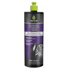 Power Tire Protelim 500ml Selante de Pneus Pretinho Brilho Intenso Hidrorrepelência Resistente Água