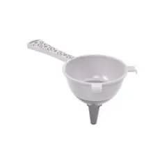 Peneira 2x1 Com Funil Encaixe Utensilio Cozinha Plasútil