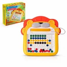 Lousa Mágica Infantil Magnética Colorida c/ Cartelas Educativas Montessori – Tábua Desenho Crianças