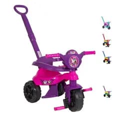 Triciclo Infantil de Empurrar Baby Dog Passeio e Pedal Motoca Kendy