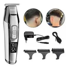 Máquina De Cortar Cabelo Acabamento Profissional Aparar Pelos  Kemei Km-5027 100v/220v  Original