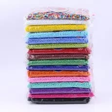 Miçanga De Vidro 6/0 500G/PCT  Aprox. 6200 Pçs  4MM para montagem pulseira e colares