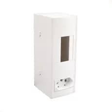 Caixa Sobrepor Para Ar Condicionado Com Corte Para Disjuntor + Tomada 2p+t 20a