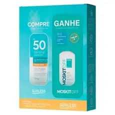 Kit Protetor Solar FPS 50 120g + Repelente Kids Moskitoff 100ml