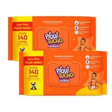 Kit 2x Lencos Umedecidos Piquitucho Hidrate 140un
