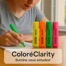 Kit Marca Texto Neon 4 Cores Vibrantes Alta Qualidade