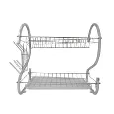Escorredor Loucas Inox Porta Talheres Copos Organizador Pia Cozinha