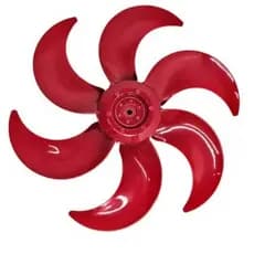 Hélice 6 Pás Vermelha Ventilador Mondial Vps-44 V-49