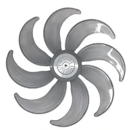 Hélice Do Ventilador Mondial 50cm 8 Pás Vtx-5 Nvt-50 Vps-50 Prateado /vt51