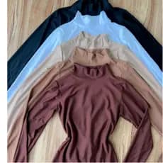 blusa blusa gola alta suplex blusa de frio feminina elegante blusa cacharrel feminino KIT