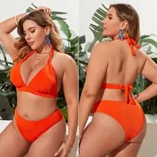 Biquíni Plus Size LoveG -  Biquíni Plus Size de Cintura Alta M-G-GG-EXG do 38 ao 52