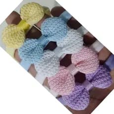 Kit 5 Faixinhas de Croche na Meia de Seda LI/RSA/BC/AZ/AM