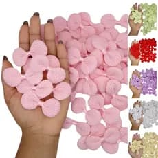 Lacinho de Croche para laço (5cm) kits com 50 unid. (Verifique as cores disponíveis)