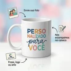 Caneca Premium Personalizada Com Foto Caneca com Frase Caneca com Nome Caneca Porcelana Caneca Envio Rápido