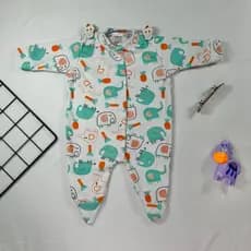 Macacão Para Bebê Estampado Malha Canelada Linha Basic Confortável Moda Infantil