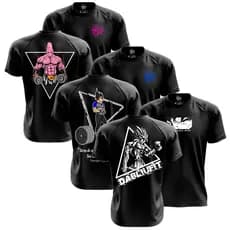 KIT CAMISAS ACADEMIA DRY FIT COLEÇÃO ANIMES DABLIU FIT