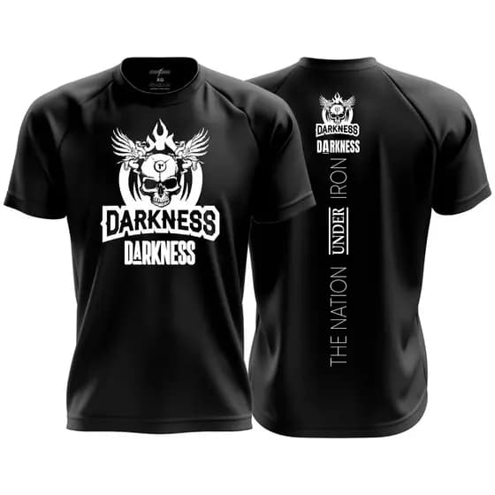 Camiseta Dry Fit DARKNESS Oficial Lançamento Integral Médica