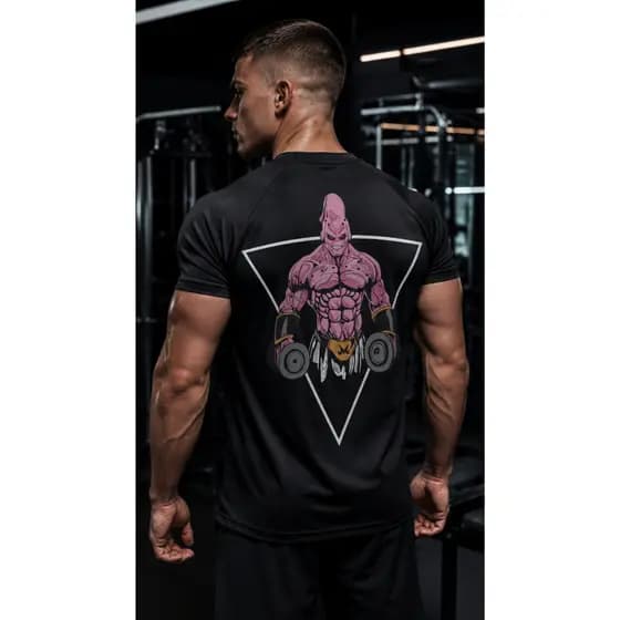 Camisa de Anime Academia Dragon Ball Naruto Goku Majinboo Gohan