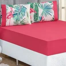 Kit Jogo de Lençol Microfibra Estampado Cama Solteiro / Casal / Queen / King - Escolha seu Kit ÚLTIMA NOVIDADE