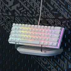 Teclado Mecânico Gamer 60% com Switch Azul e RGB