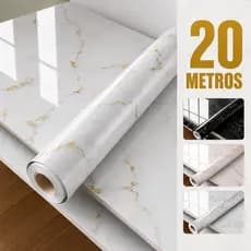 Papel de Parede Madeira 3D 5m x 45cm Autoadesivo Removível Fácil Aplicação Lavável Para Móveis Paredes Geladeira