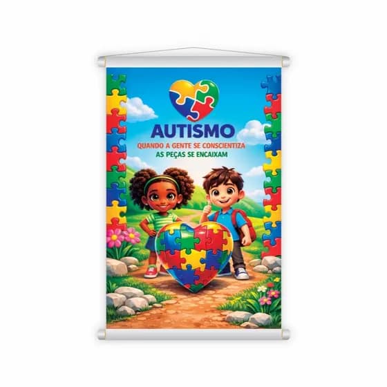 Banner Transtorno do Espectro Autista - 40x60cm