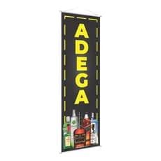 Banner Lona Adega - 30 Cm X 100 Cm