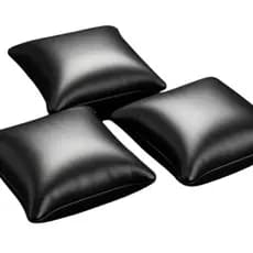 Kit 20 Mini Almofadas Almofadinhas de Couro 8x8 para Relogios, Pulseiras Coleção Luxo