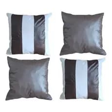 Capa de Almofada 30x30 Couro Ecologico Estilo Moderno Ipermeável Estampada