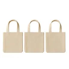 Kit 10 Mini sacolas 20x20 100% Algodão para Livros, Produtos, Aniversarios, Casamentos
