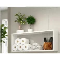 Nicho Banheiro Prateleira Decoraçao Util Toalha Papel Mdf MONTADO